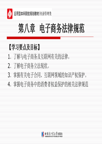 第八章电子商务法律规范