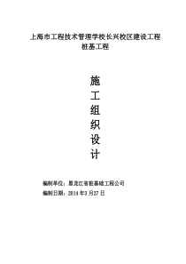 长兴桩基工程施工方案