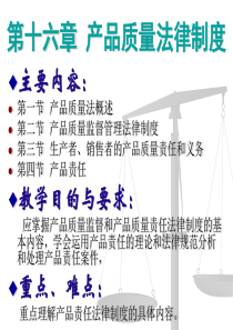 第十六章 产品质量法律制度