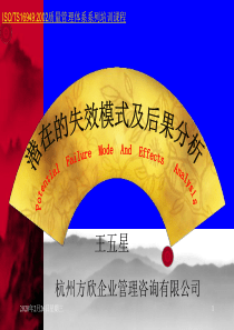 FMEA产品质量失效模式分析