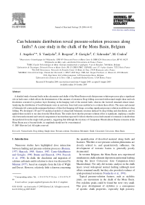 Can belemnite distribution reveal pressure-solutio