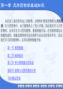 第一章第一节植物细胞