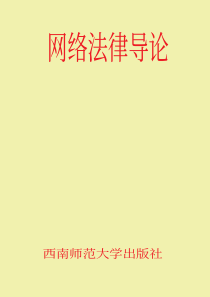 网络法律导论