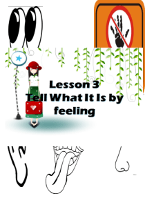 Unit-Two-Lesson-3--Tell-what-it-is-by-feeling