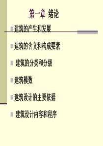 1.建筑的产生和发展
