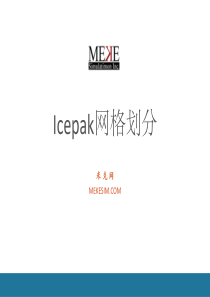 icepak网格设置教材