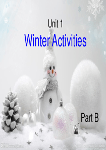 闽教版-小学英语六年级下-Unit-1-Winter-Activities-Part-B