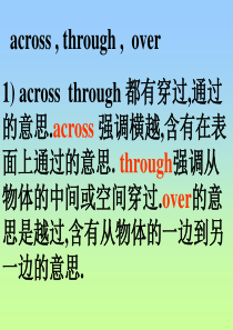 across-through-over-past-pass区别
