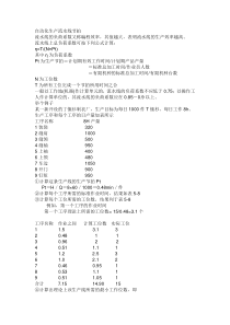 自动化生产流水线节拍、设备利用率计算