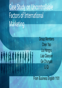 国际市场营销案例分析