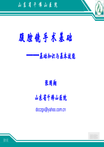 腹腔镜手术技巧