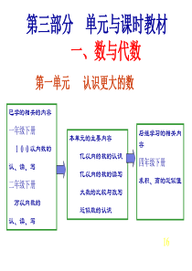 北师大版小学数学四年级上册教材分析