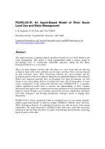 FEARLUS-W An Agent-Based Model of River Basin Land