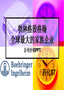 BI――勃林格殷格翰(公司介绍PPT)