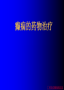 癫痫的药物治疗PPT