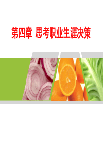 第四章  思考职业生涯决策