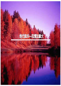绝代枫华―风情加拿大