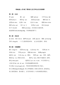 部编版八年级下册语文生字词注音及解释1