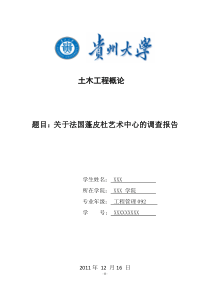 法国蓬皮杜艺术中心调查报告