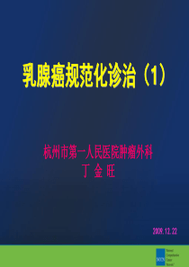 乳腺癌规范化诊治课件