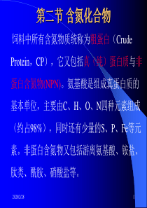 第二章-饲料化学(2)