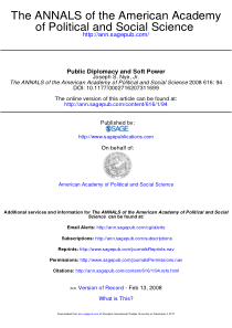 Joseph Nye_Public diplomacy and soft power