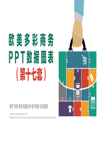 多彩商务PPT数据图表第十七套