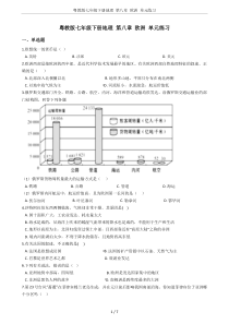 粤教版七年级下册地理-第八章-欧洲-单元练习