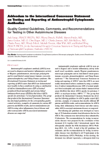ANCA检测国际共识