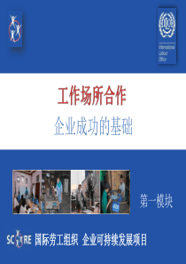 SCORE 培训课件(上)
