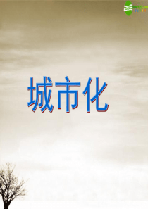 城市化课件-新人教版.