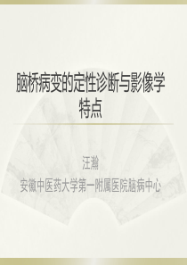 脑桥病变定性诊断与影像学特点