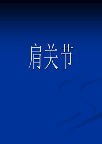 肩关节解剖及检查 详细