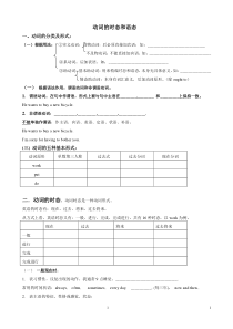 高中英语时态语态讲义及习题