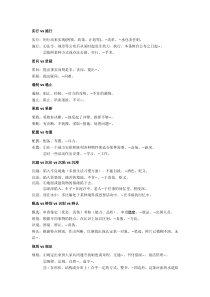 公务员考试实词积累概要