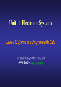 Lesson 32 System on a Programmable Chip电子技术专业英语教程