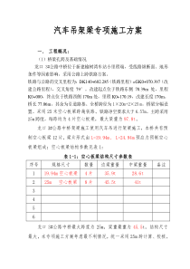 汽车吊架梁专项方案1