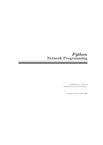 Python Network Programming