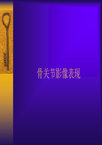 骨关节正常X线解剖