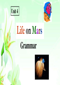 2020年牛津译林版英语9BUnit4-Life-on-Mars-Grammar-课件