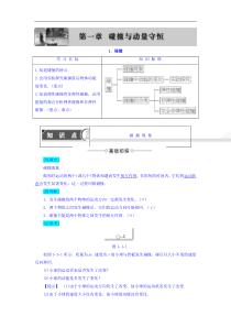 1.碰撞--知识点讲解汇总附练习-高中物理选修3-5-Word含答案