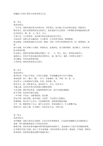 部编版八年级下册语文成语及释义汇总