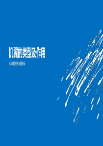 机翼的类型及作用