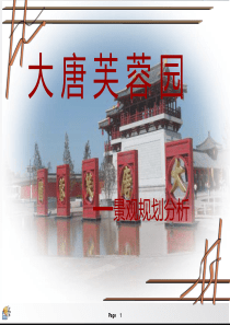 大唐芙蓉园景观规划分析