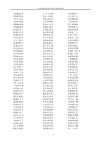 语文常见错别字大全