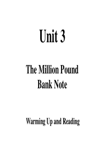 必修三unit3全单元课件