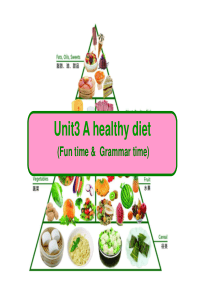 新译林小学六年级英语下册《unit3A-healthy-diet》课件