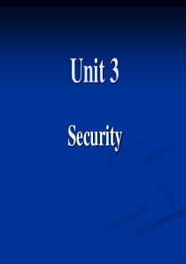 unit3 Security (The Land of The Lock)