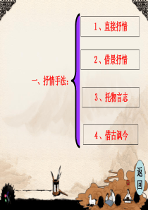 诗歌鉴赏之常见表现手法