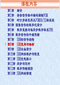 2010-第8章 SDH复用与映射